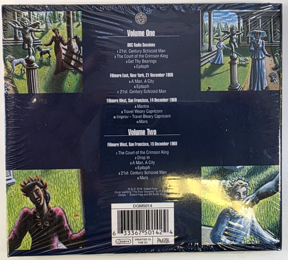 King Crimson  Epitaph Volumes One & Two CD 2 x CD Album reissue in 2018