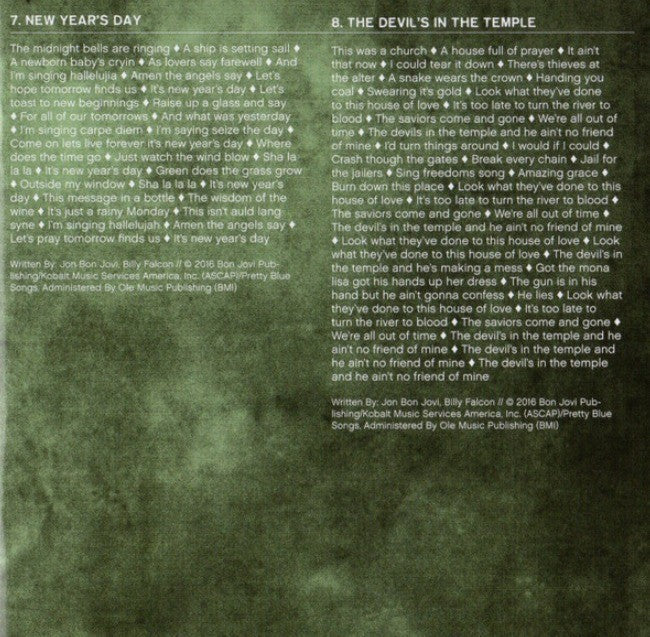 Bon Jovi – This House Is Not For Sale CD Album deluxe edition 2016 on Island