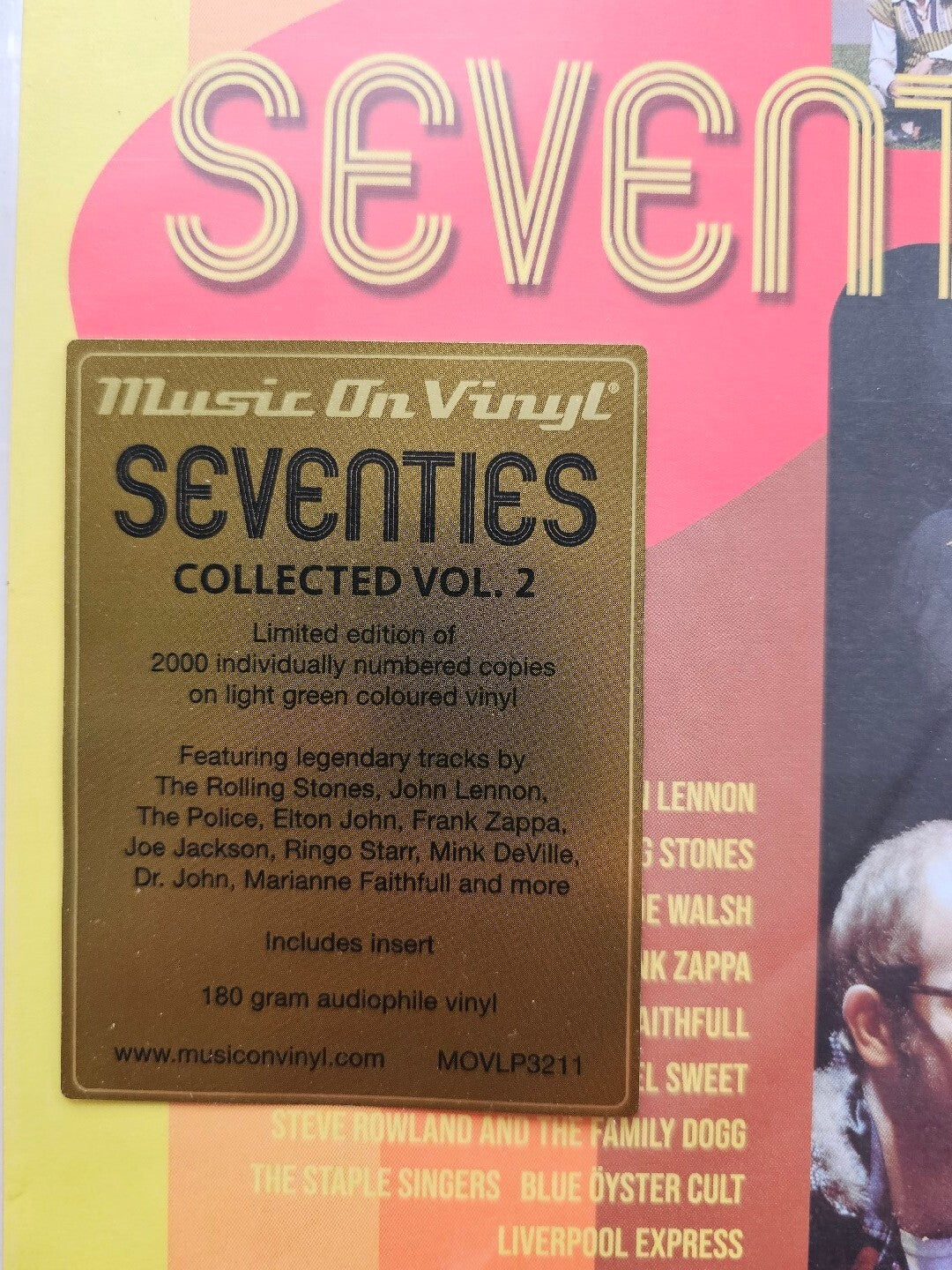 Seventies Collected Vol. 2 Limited ed 2 x coloured LP Album vinyl record 2022
