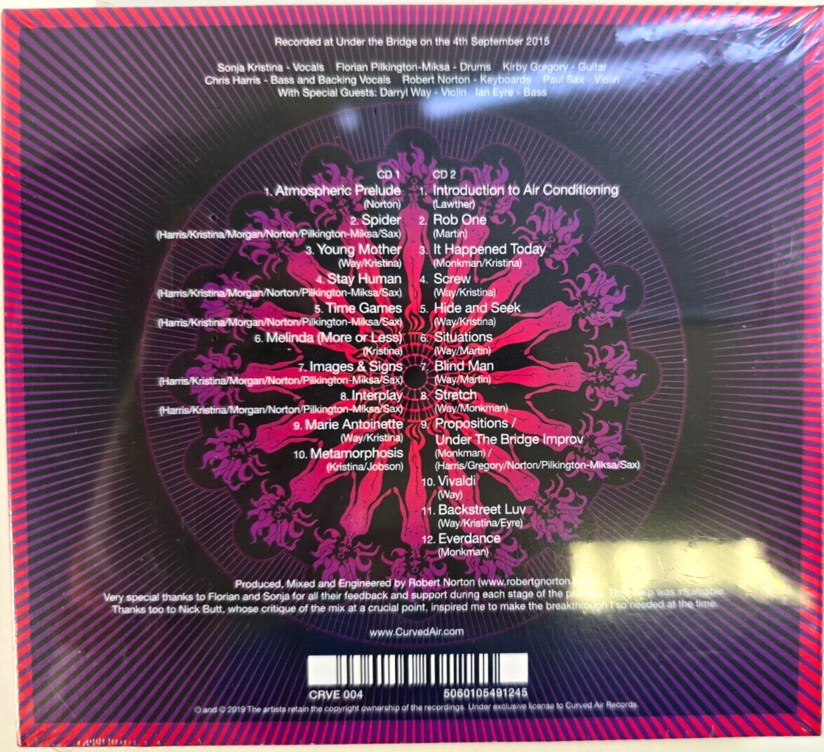 Curved Air – Live At Under The Bridge - The 45th Anniversary Concert 2 x CD 2019
