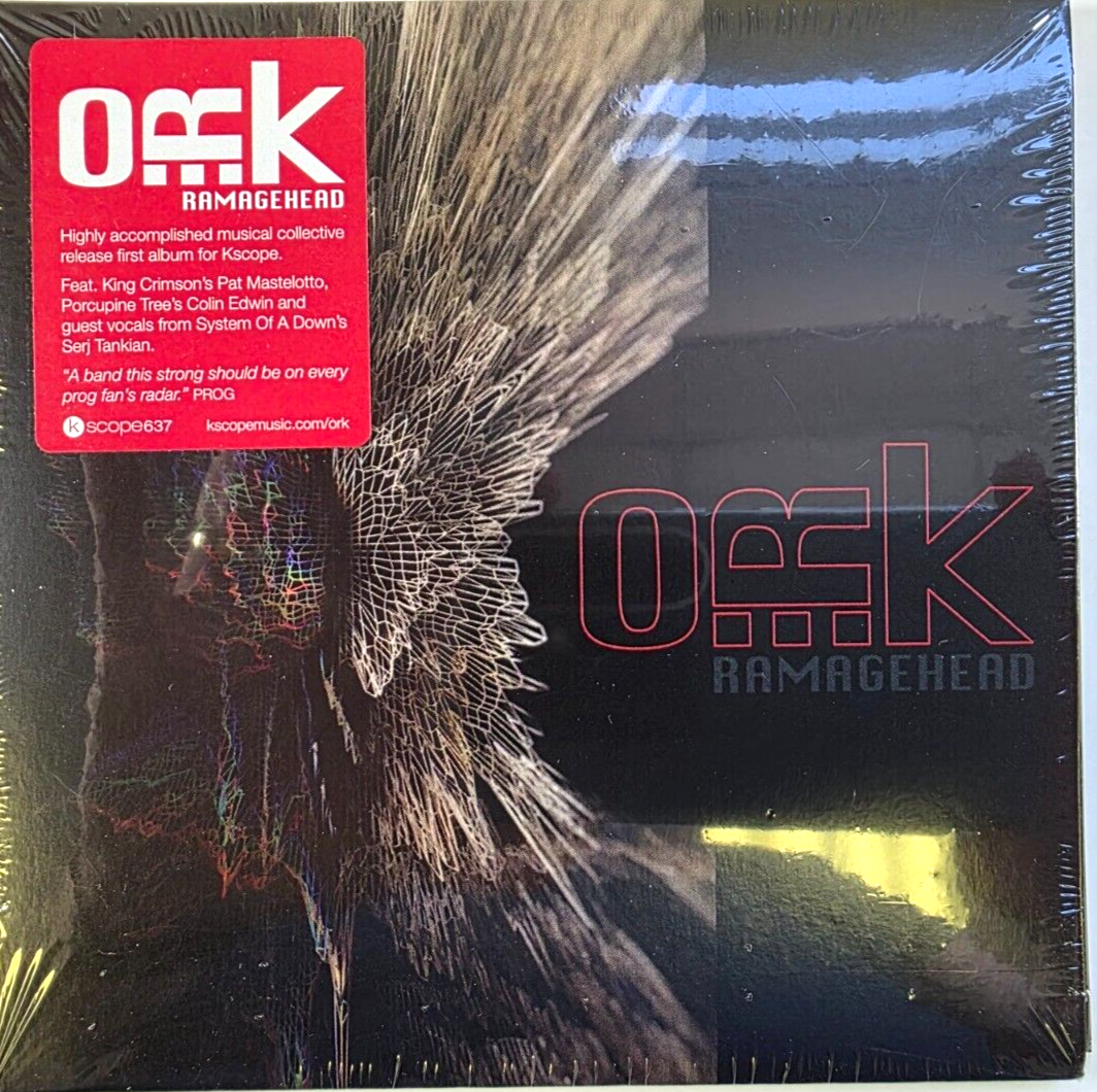 O.R.k. – Ramagehead CD album 2022 in digipak prog rock on Kscope