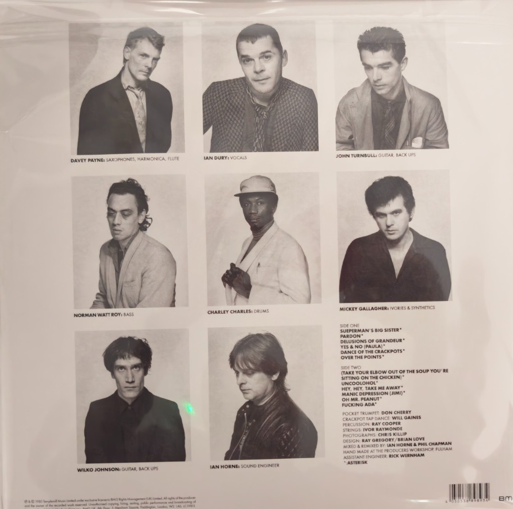 Ian Dury & The Blockheads Laughter LP Album vinyl record limited yellow 2023