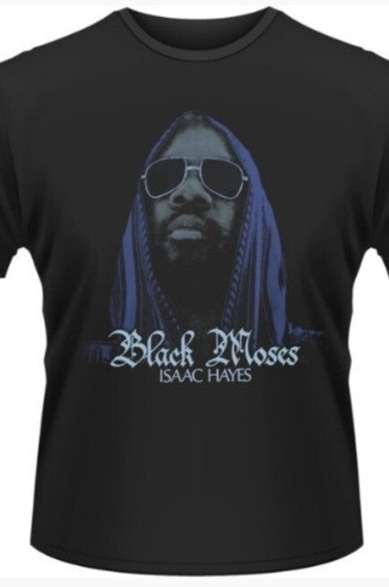 Isaac Hayes Black Moses Unisex T Shirt black with Motif small official Merch
