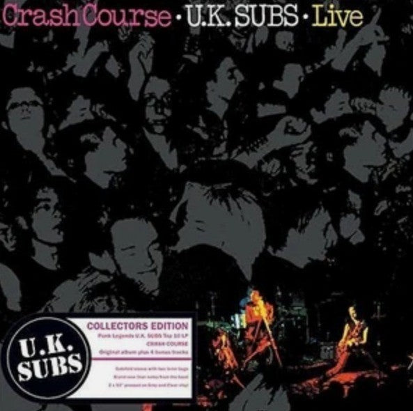 UK Subs Crash Course 2 X 10"vinyl record limited grey & clear punk 2019 on Demon