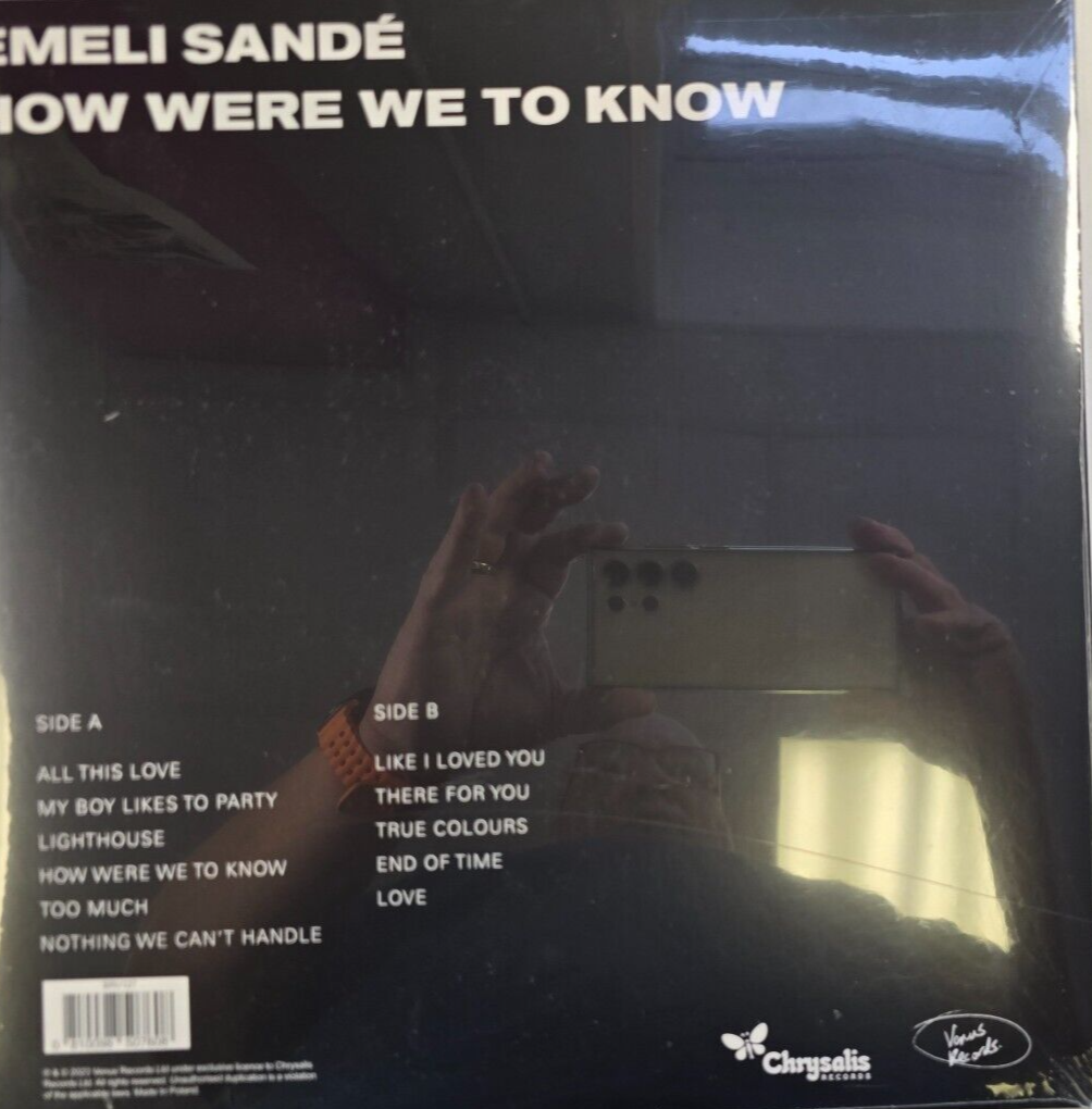 Emeli Sande - How Were We To Know LP Album vinyl record 2023 on Chrysalis