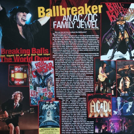 AC/DC Ballbreaker LP Album vinyl record 2022 remastered reissue 180gram on Epic
