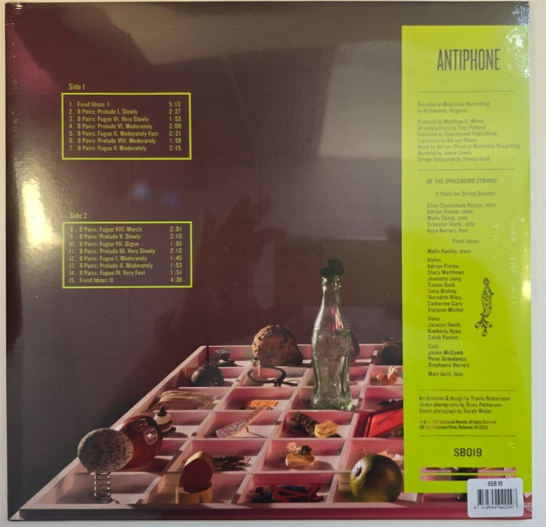 Trey Pollard – Antiphone LP Album vinyl record 2018 classical on Spacebomb
