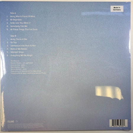 The Killers – Hot Fuss LP Album vinyl record 2016 reissue 180gram on Island