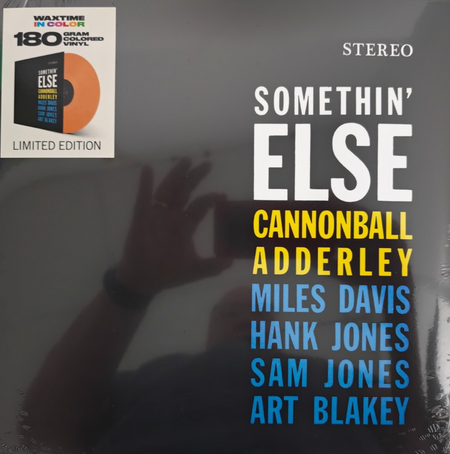 Cannonball Adderley Somethin' Else LP Album vinyl record reissue Orange Limited