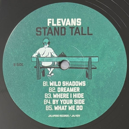 Flevans Stand Tall LP Album vinyl record 2024 on Jalapeno Records black edition