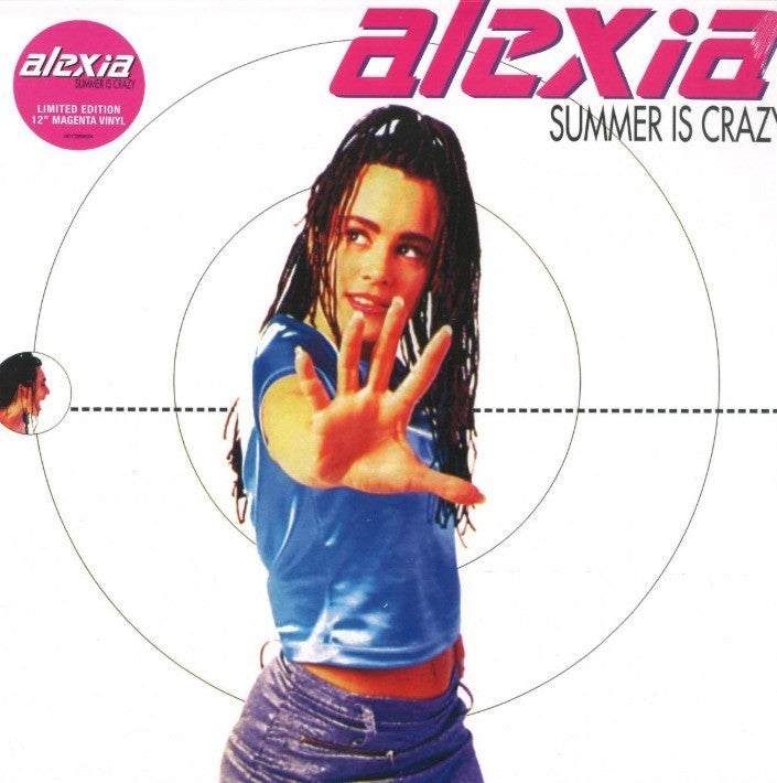 Alexia Summer Is Crazy 12" vinyl record 2025 limited Magenta reissue on Warner