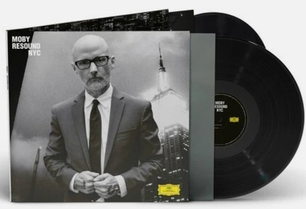 Moby Resound NYC LP Album Vinyl Record 2023 on Deutsche Grammophon 2 LP Black