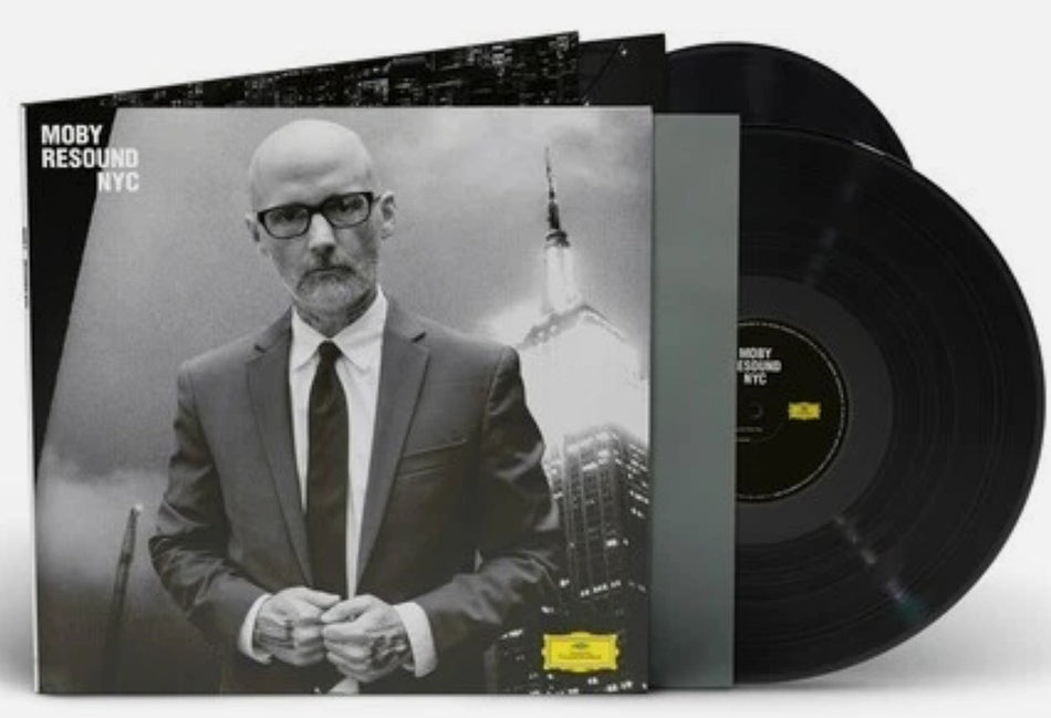 Moby Resound NYC LP Album Vinyl Record 2023 on Deutsche Grammophon 2 LP Black
