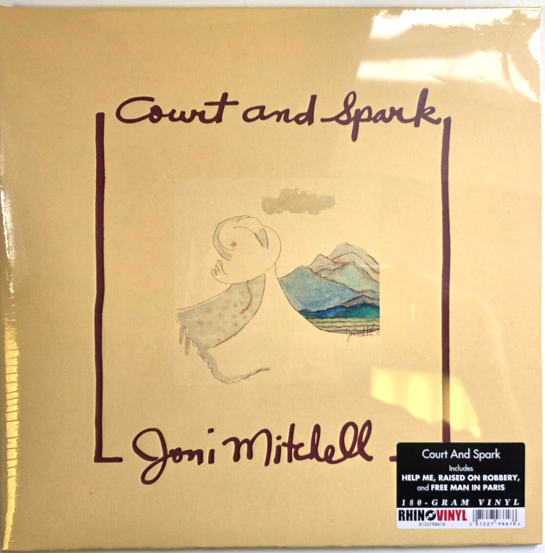 Joni Mitchell  Court And Spark LP Album vinyl record reissue 180g Gatefold
