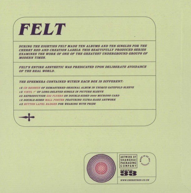 Felt Poem Of The River  CD + 7" Vinyl Boxset signed limited edition