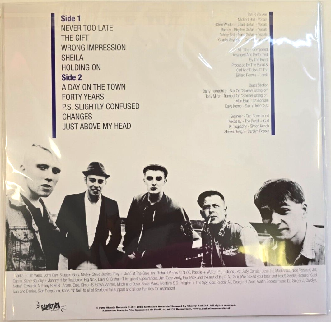 The Burial – A Day On The Town LP album vinyl record new 2022 limited white