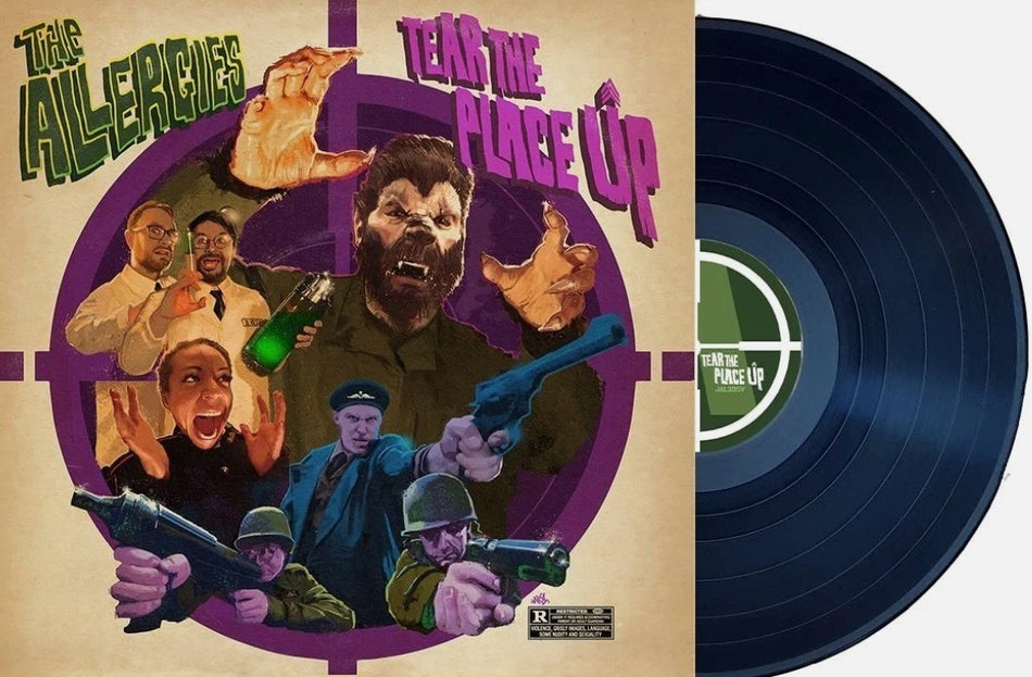 The Allergies Tear The Place Up LP Album vinyl record 2023 on Jalapeno Records
