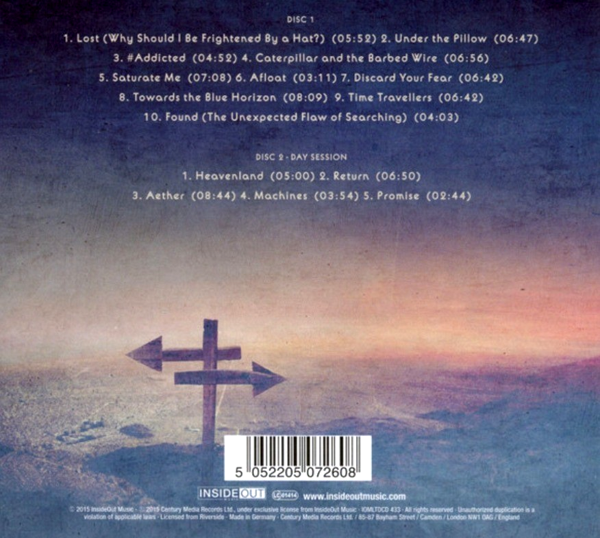 Riverside – Love Fear And The Time Machine CD Album 2015 reissue on Inside Out