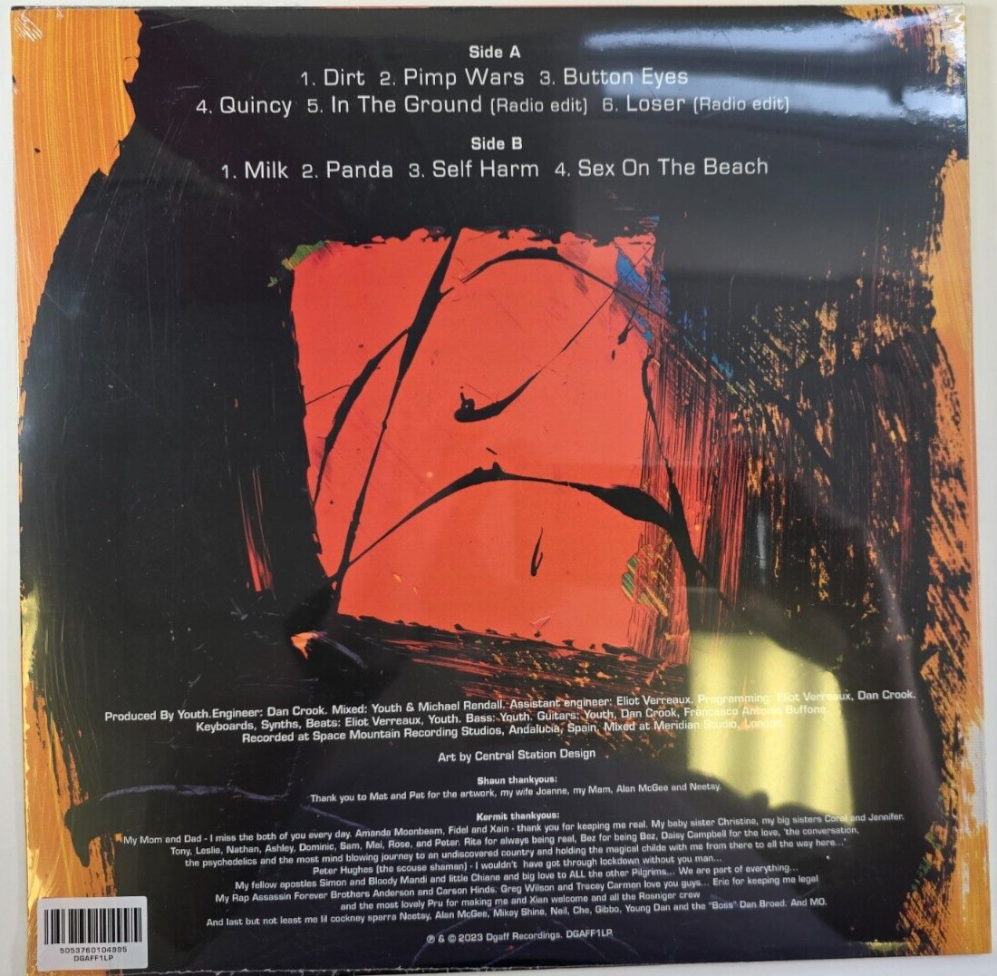 Black Grape Orange Head LP Album vinyl record indie rock on Dgaff Recordings