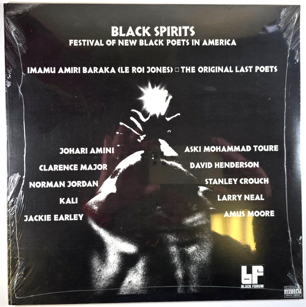 Black Spirits Festival Of New Black Poets In America LP album vinyl record 2022
