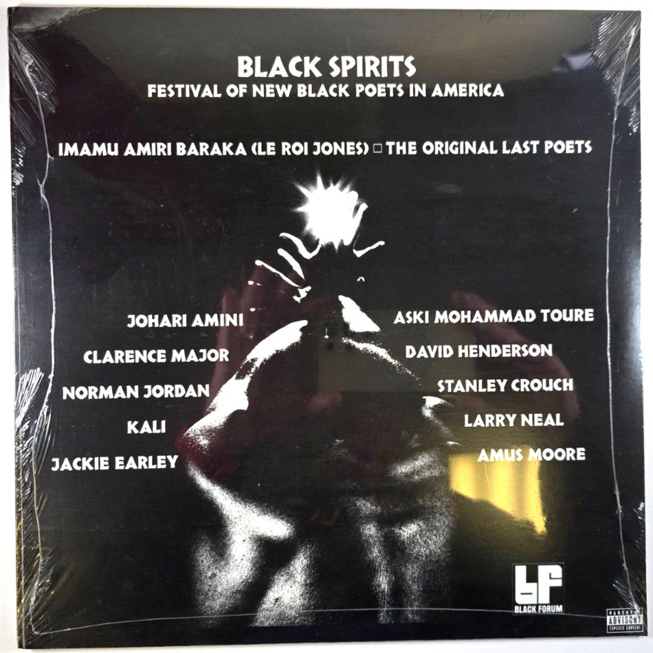 Black Spirits Festival Of New Black Poets In America LP album vinyl record 2022