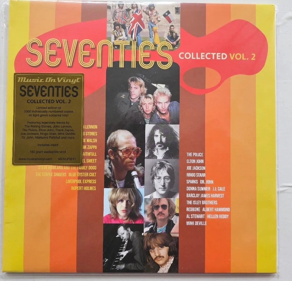 Seventies Collected Vol. 2 Limited ed 2 x coloured LP Album vinyl record 2022