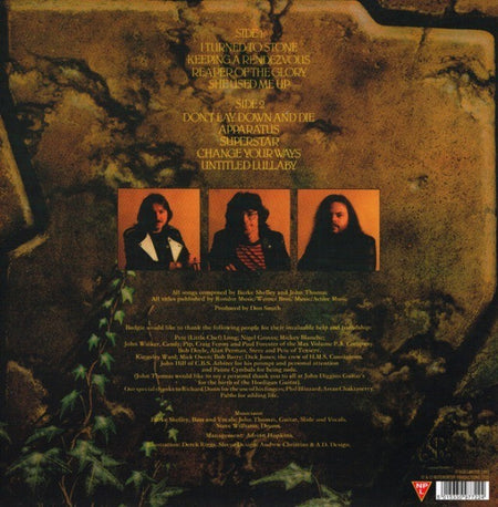 Budgie Nightflight LP Album Vinyl Record remastered on Noteworthy Productions