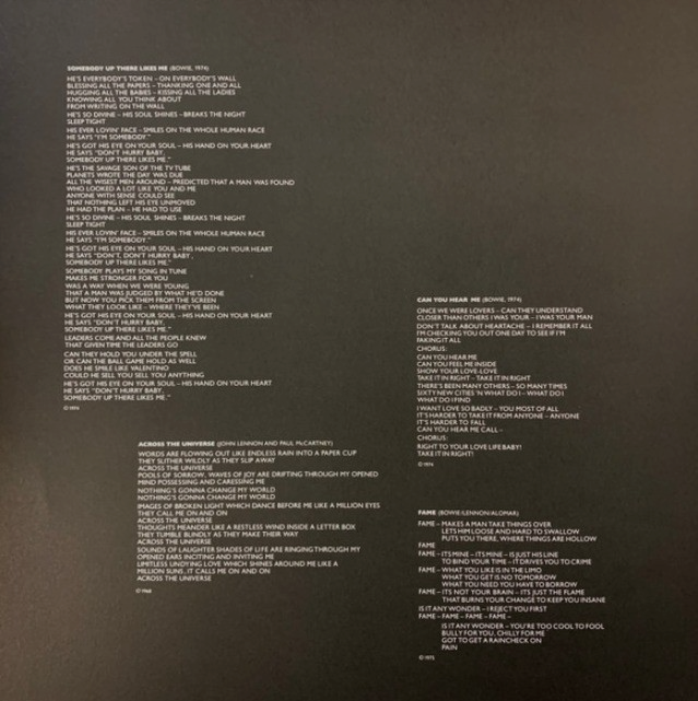 David Bowie Low LP Album vinyl record 2017 remastered reissue on Parlophone 180g