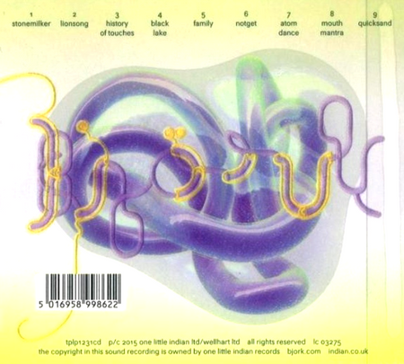 Bjork Vulnicura CD album Deluxe Edition 20145 on One Little Indian