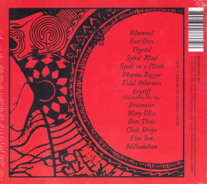 Ozric Tentacles Erpsongs CD album in digipak 2022 Remastered reissue on Kscope