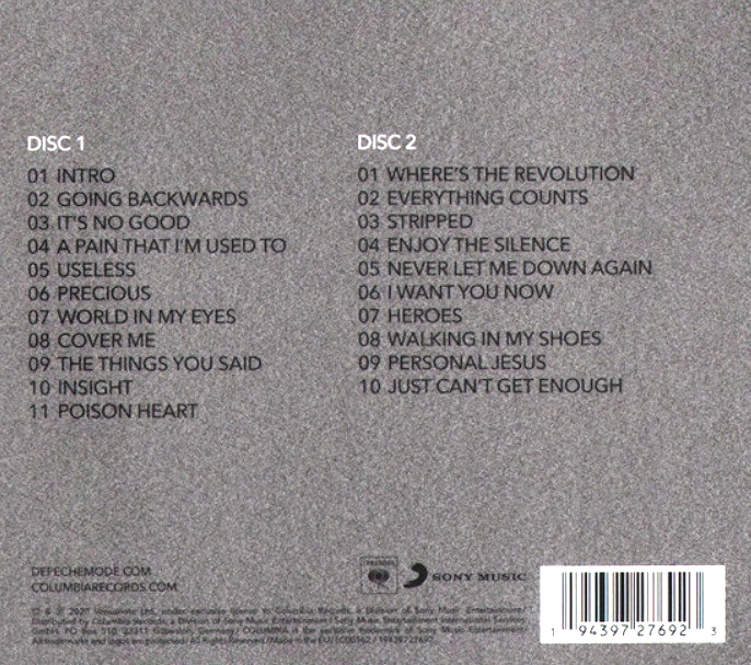 Depeche Mode – Live Spirits Soundtrack CD Album in Digipak on Sony 2020