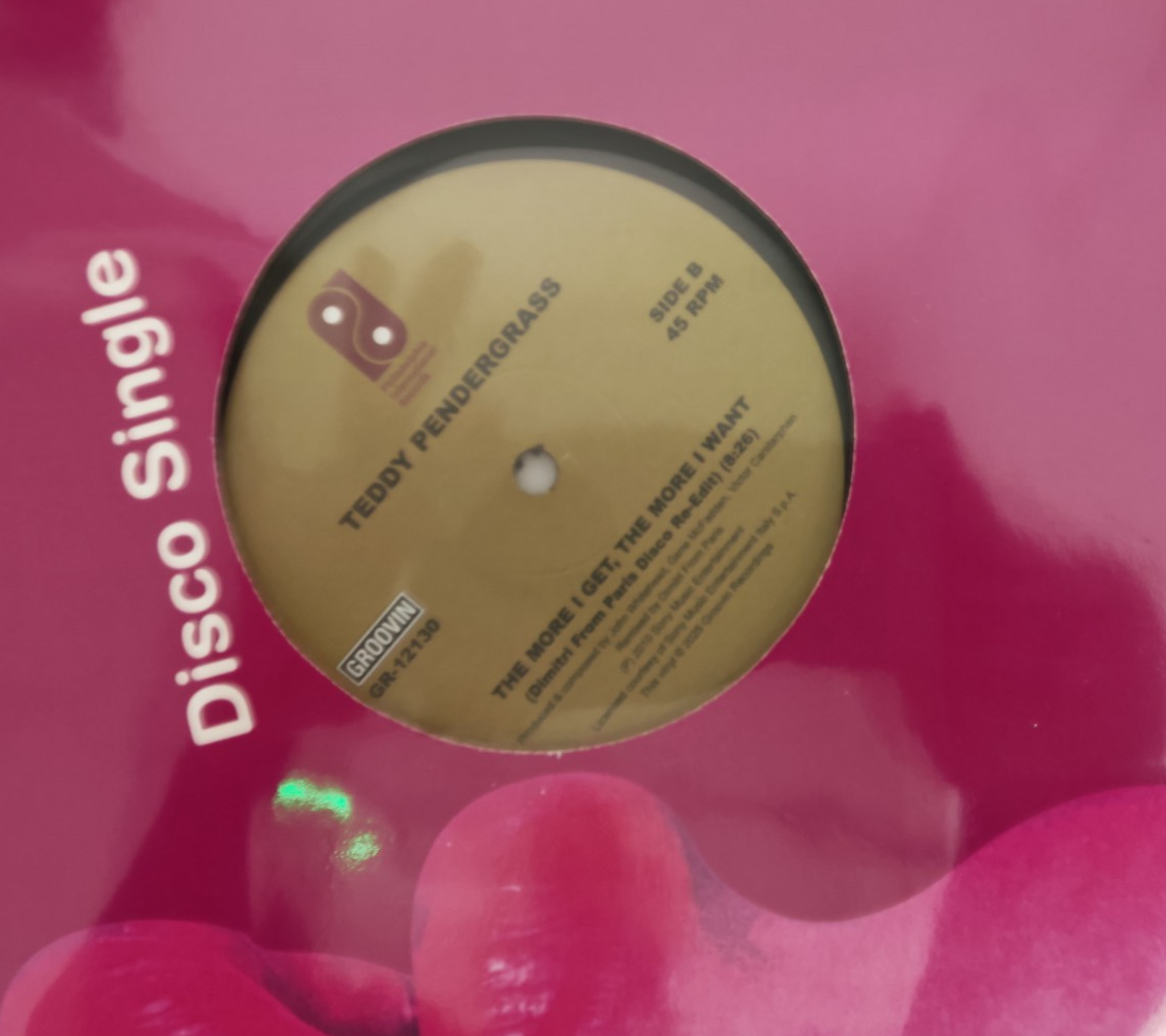 Teddy Pendergrass You Can't Hide from Yourself 12" vinyl record Dimitri remixes
