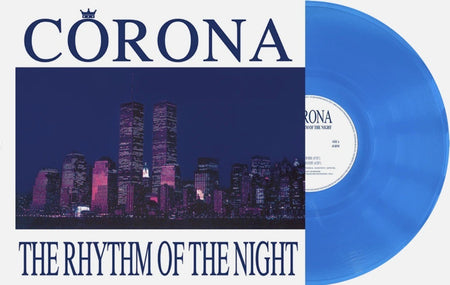 Corona The Rhythm Of The Night 12" vinyl record limited blue 2026 reissue
