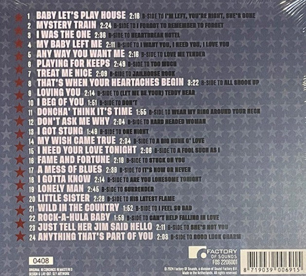Elviss Presley B-side Hits 1955-1962 USA CD Album in digipak compilation limited