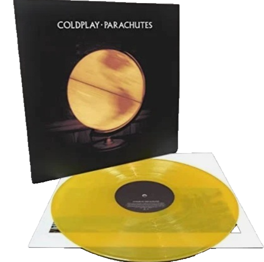 Coldplay Parachutes LP Album Vinyl Record limited Yellow Anniversary Edition