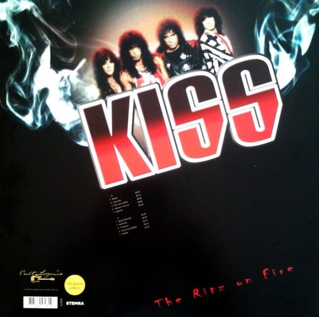 Kiss – The Ritz On Fire LP Album vinyl record 2017 on Cult Legends 180gram