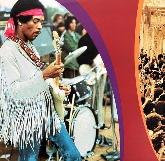 The Jimi Hendrix  Live At Woodstock LP Album vinyl record 2010
