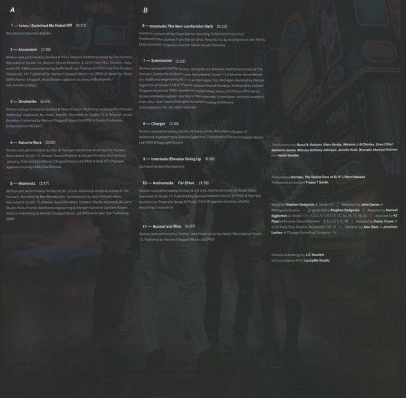 Gorillaz Humanz LP Album vinyl record 2017 in Gatefold Sleeve on Parlophone