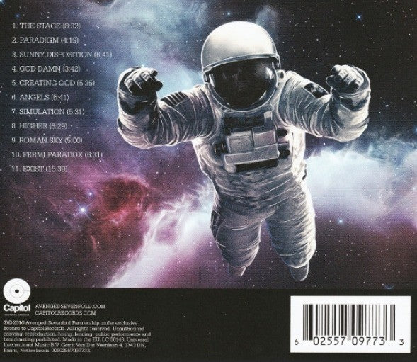 Avenged Sevenfold – The Stage CD Album 2016 on Capitol Records