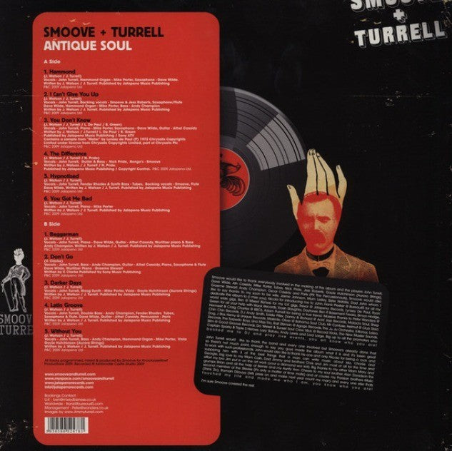 Smoove & Turrell Antique Soul LP Album vinyl record 2009 on Jalapeno Records