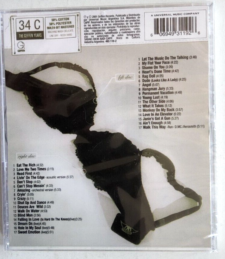AerAerosmith – Young Lust: The Aerosmith Anthology 2 x CD Compilation NEW Rock
