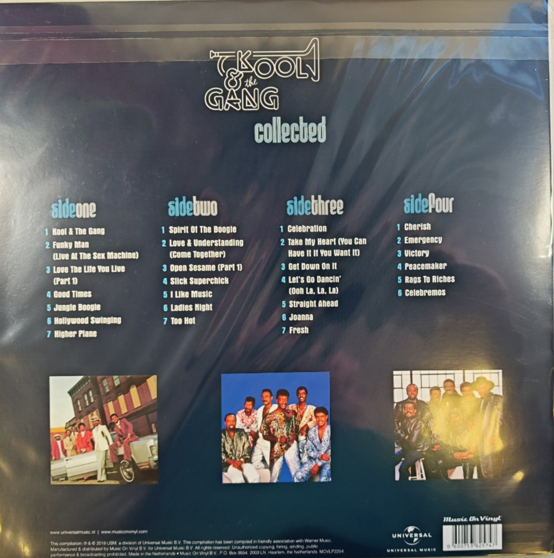 Kool & The Gang Collected LP Album vinyl record remastered compilation 2018