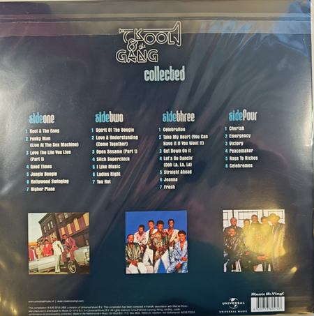 Kool & The Gang Collected LP Album vinyl record remastered compilation 2018