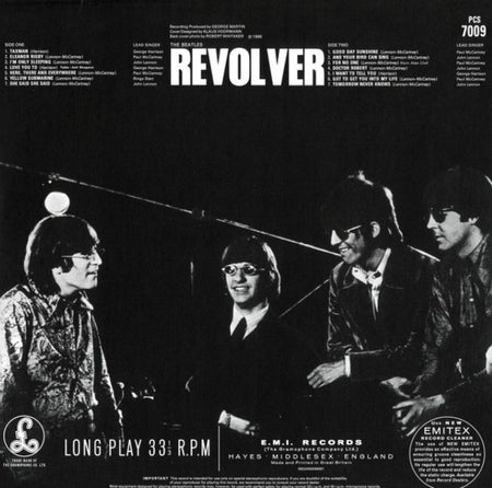 The Beatles Revolver LP Album vinyl record 2022 remastered reissue Parlophone