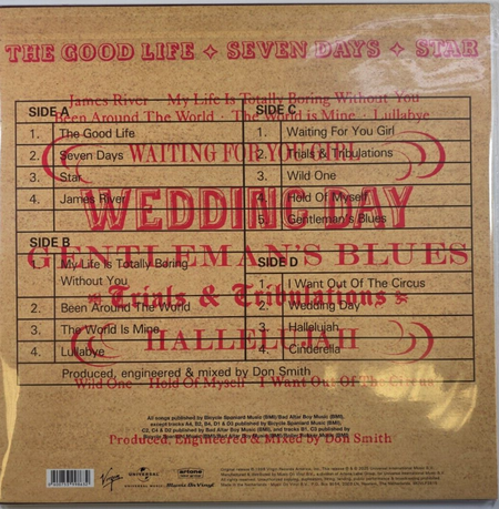 Cracker Gentleman's Blues 2 x LP Album vinyl record remastered 180g 2025