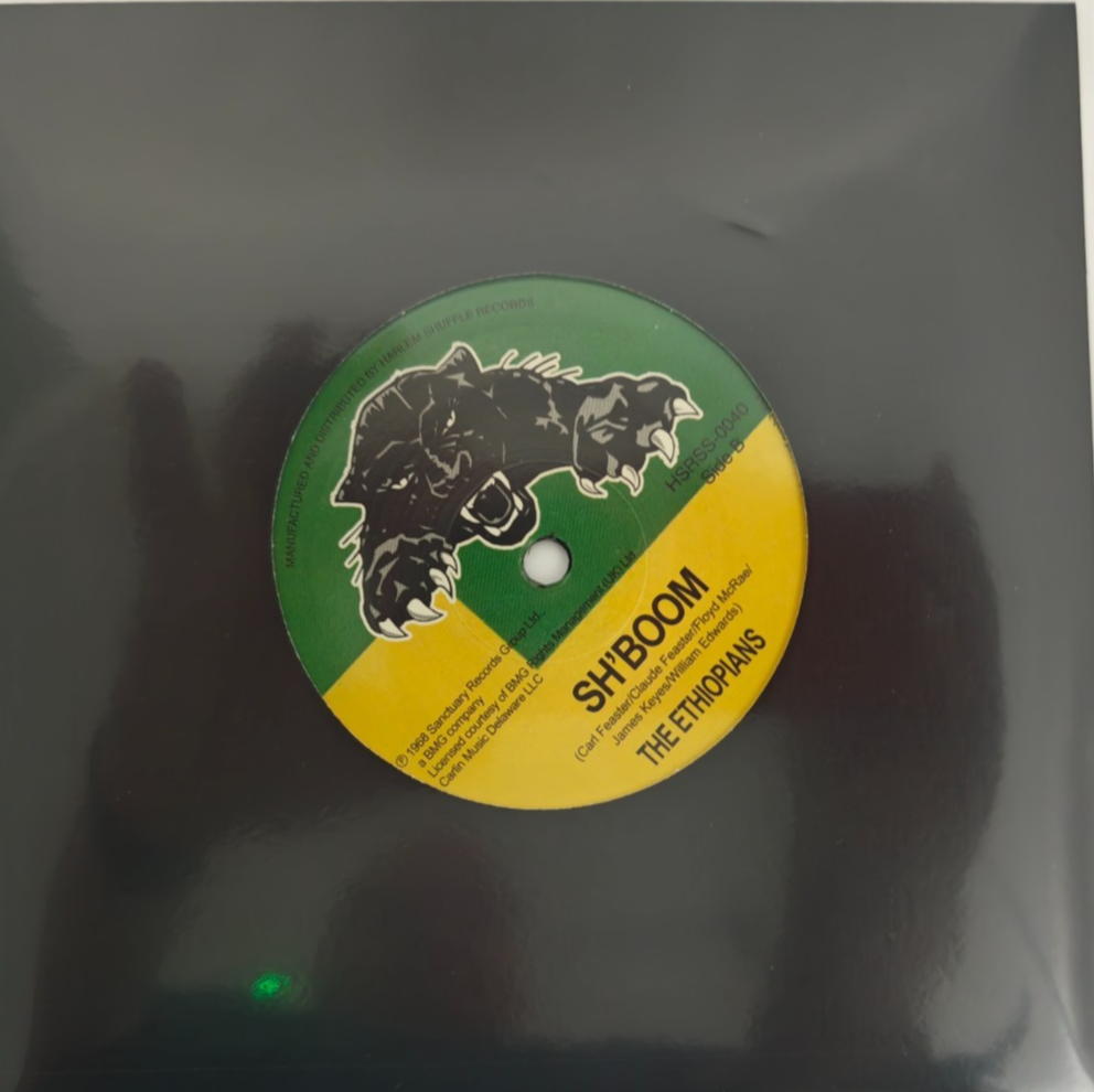 The Ethiopians Come On Now 7" vinyl record 2026 reissue on Harlem Shuffle Reggae