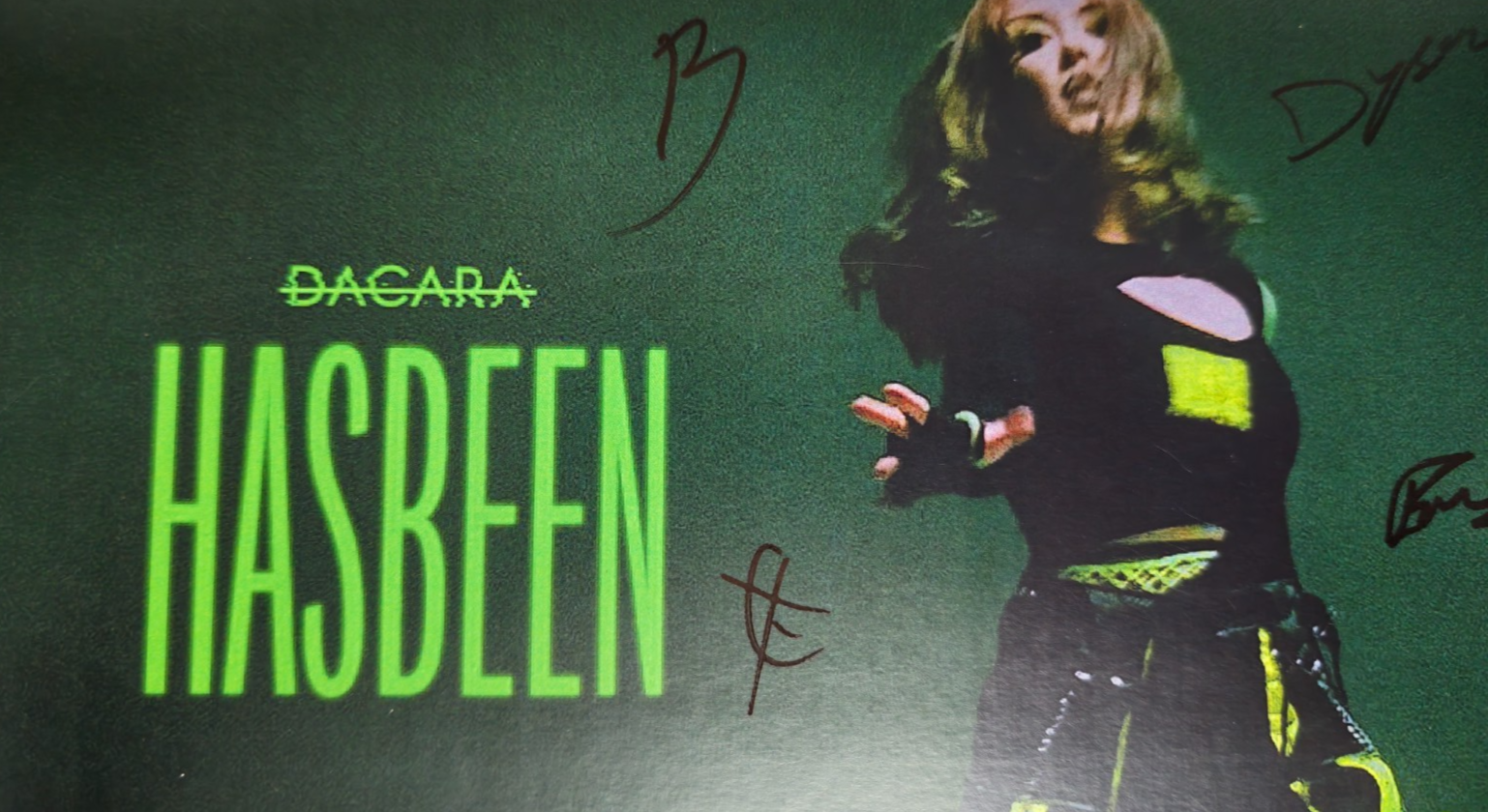 Dacara Hand-Signed Photograph Authentic Autographs on size A4 print