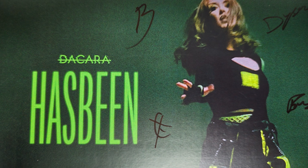 Dacara Hand-Signed Photograph Authentic Autographs on size A4 print