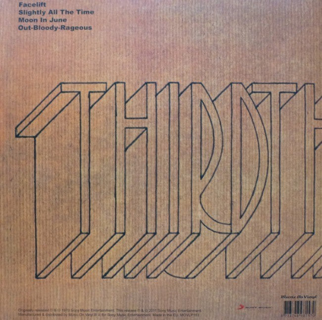 Soft Machine Third LP Album vinyl record 2011 remastered reissue 180gram MOV
