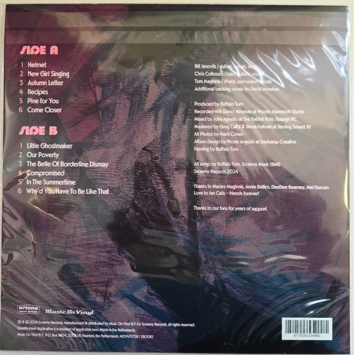Buffalo Tom Jump Rope LP  album vinyl record limited magenta numbered 180g 2024
